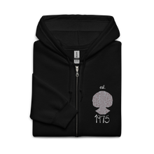 Load image into Gallery viewer, AFRO-NOIRE est. 1975 - Zip Hoodie
