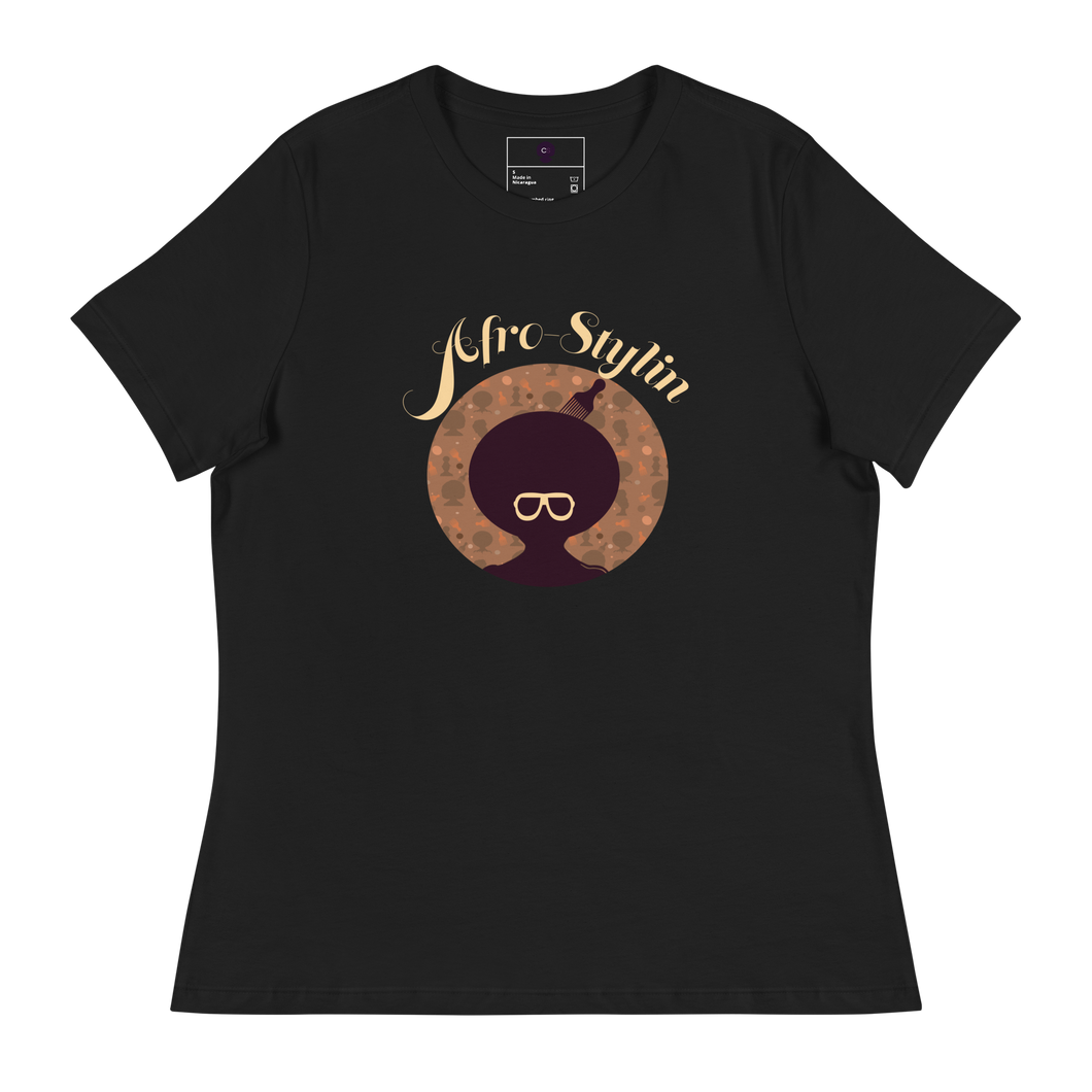 Afro Stylin - Women's Relaxed T-Shirt