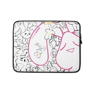 Paula Wowee™ Street Art - Laptop Sleeve White