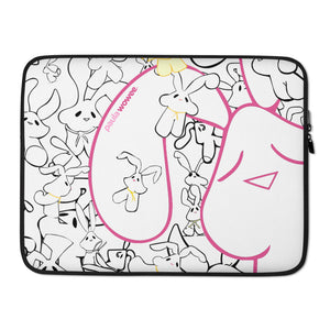 Paula Wowee™ Street Art - Laptop Sleeve White