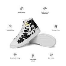 Load image into Gallery viewer, Paula Wowee™ Sneaks for the Street - High Top canvas shoes
