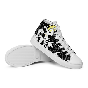 Paula Wowee™ Sneaks for the Street - High Top canvas shoes